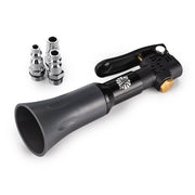 The Rag Company front view of the Ultra Air Blaster Mini showing compact metal body for precise cleaning
