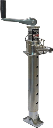 The Ultimate Trailer Jack front view showing compact design and fast setup