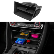 Thenice front view of console insert showing neat compartment layout and quick access