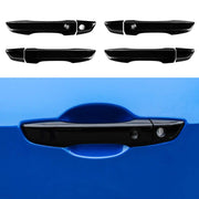 Thenice front view of black door handle cover showing sleek upgrade and protection