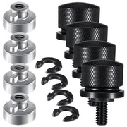 Therwen front view of black bolt kit showing complete set and benefit of quick replacement