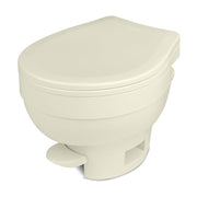 Thetford Aqua-Magic VI front profile showing compact wall mount and space savings