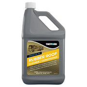 Thetford bottle front view showing 64 oz cleaner and clear branding, easy identification benefit