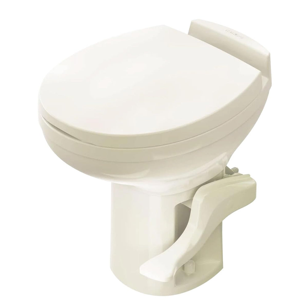 Thetford Style II base front view showing solid mounting for reliable replacement