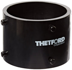 Thetford term adapter front view showing secure-fit design and cleaner hookups