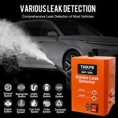 THIKPO compact kit laid out with hoses and adapters, all-in-one diagnostic convenience
