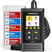 thinkcar THINKOBD100 front display showing code results for quick diagnosis
