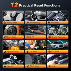 thinkcar THINKSCAN 662 plugged into car OBD port enabling on-the-spot troubleshooting