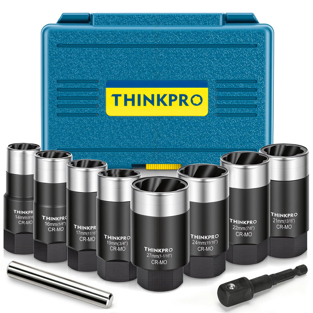 Thinkpro front of set showing all extractor sockets and case for fast access