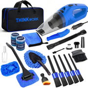 THINKWORK vacuum front view showing nozzle and ergonomic handle for better control