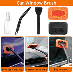 THINKWORK windshield tool close-up with swivel head for streak-free glass