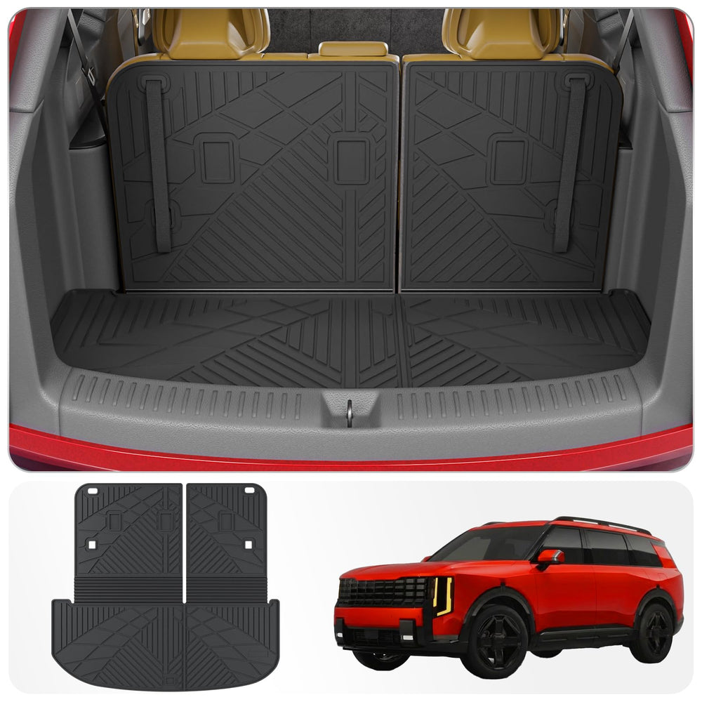 Thinzyou full trunk view protecting Telluride cargo area, keeps interior clean