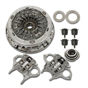 Thomletha front view of clutch fork showing fit and alignment benefit