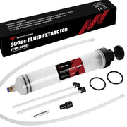 Thorstone front syringe pump showing transparent body and volume markings for accurate removal