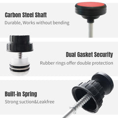 Thorstone locking adapter close-up showing threaded seal that prevents leaks during use