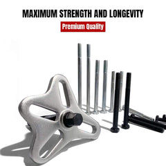 Thorstone puller components arranged to show included parts and variety
