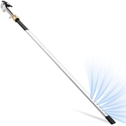 Threlaco front view wand showing full length and ergonomic straight shaft, enables precise cleaning