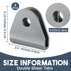 Threlaco close-up of hole detail highlighting precise 1/2 inch opening for easy hardware fit