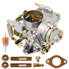 THUNDERMINGO front view packed carburetor showing fitment for VW Beetle