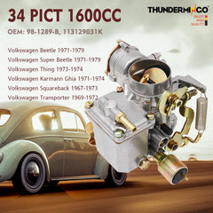 THUNDERMINGO mounting bolt holes spaced 68mm for direct-fit installation