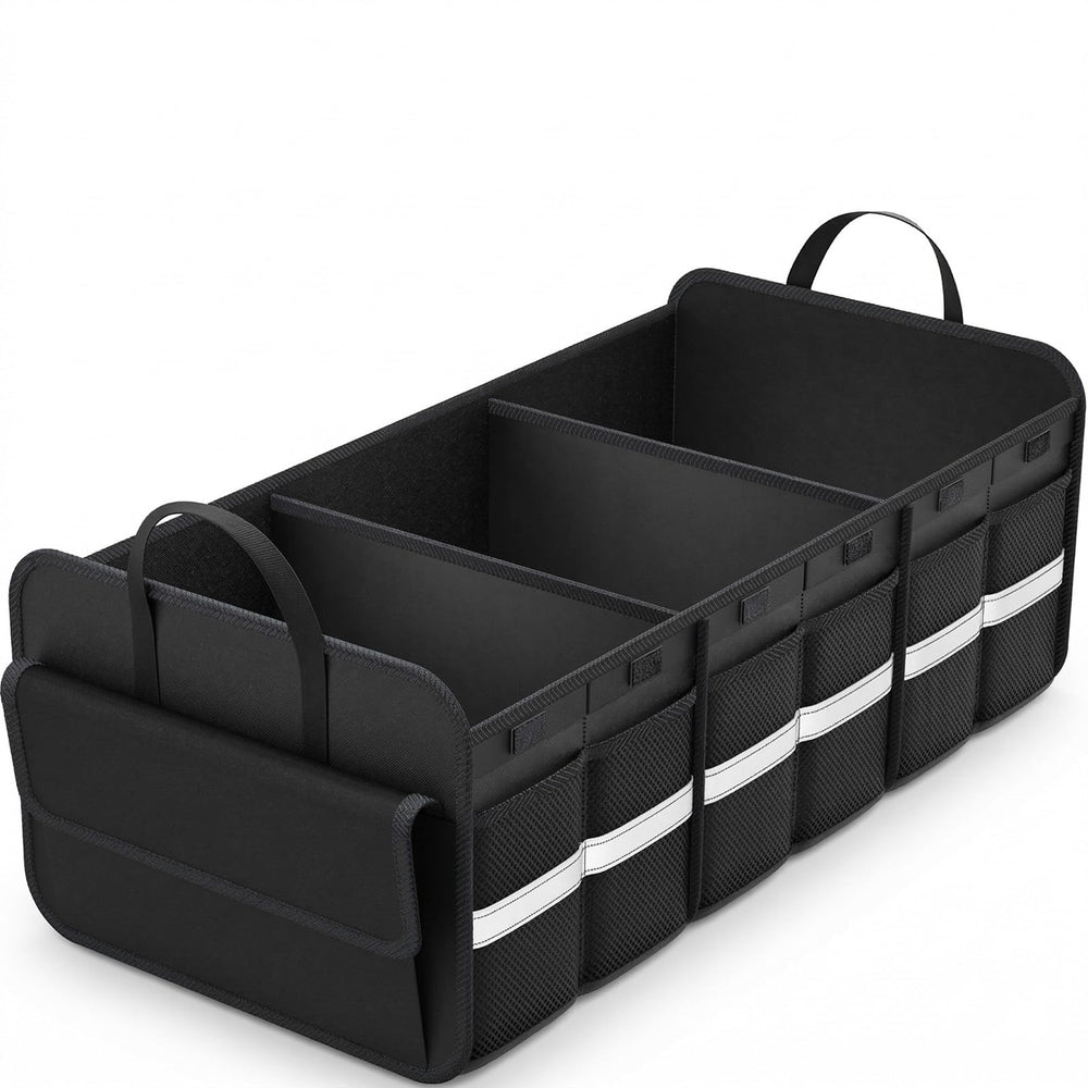 THXEVER front view open organizer showing compartments and easy access benefit