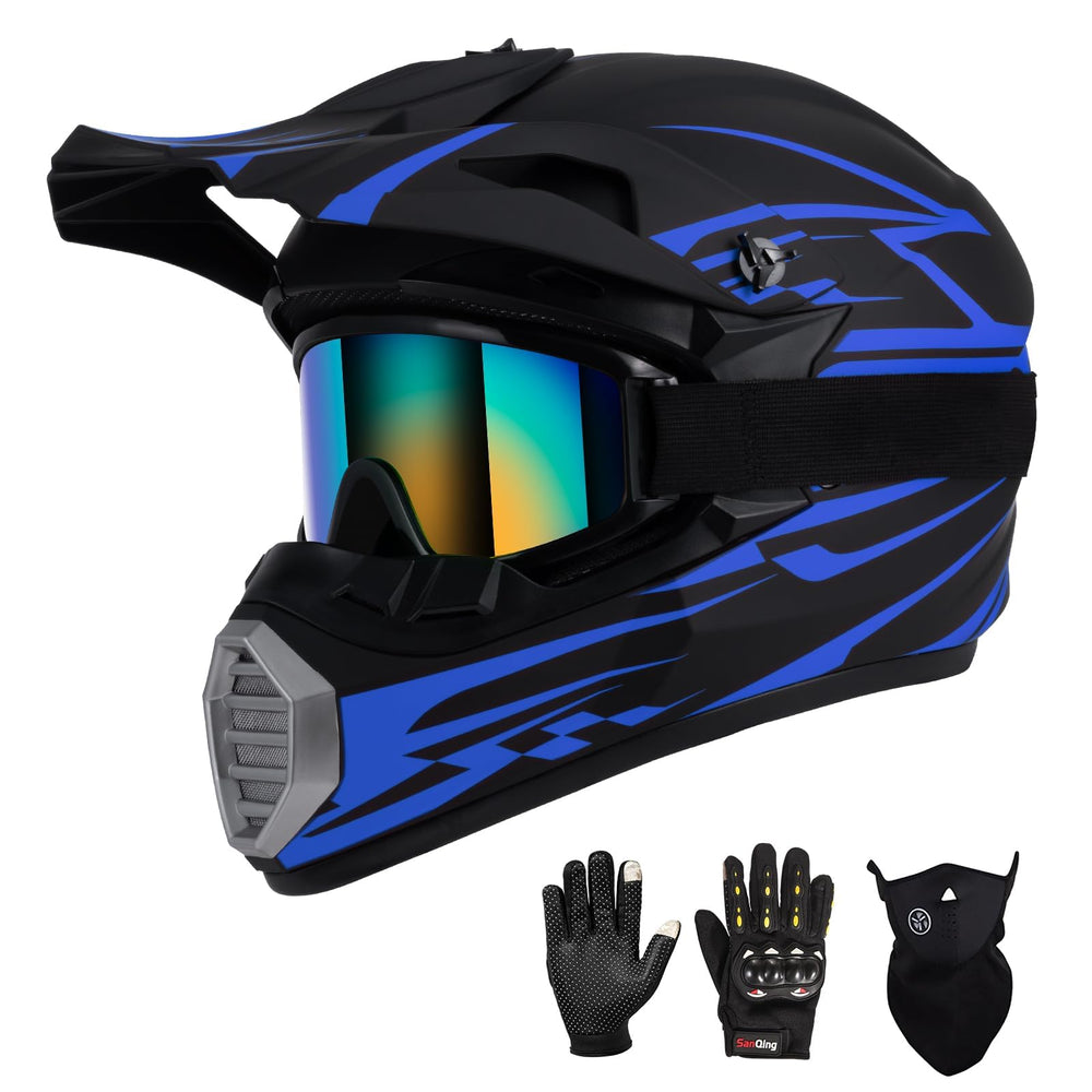 TIANDU helmet front view showing full-face protection and safety
