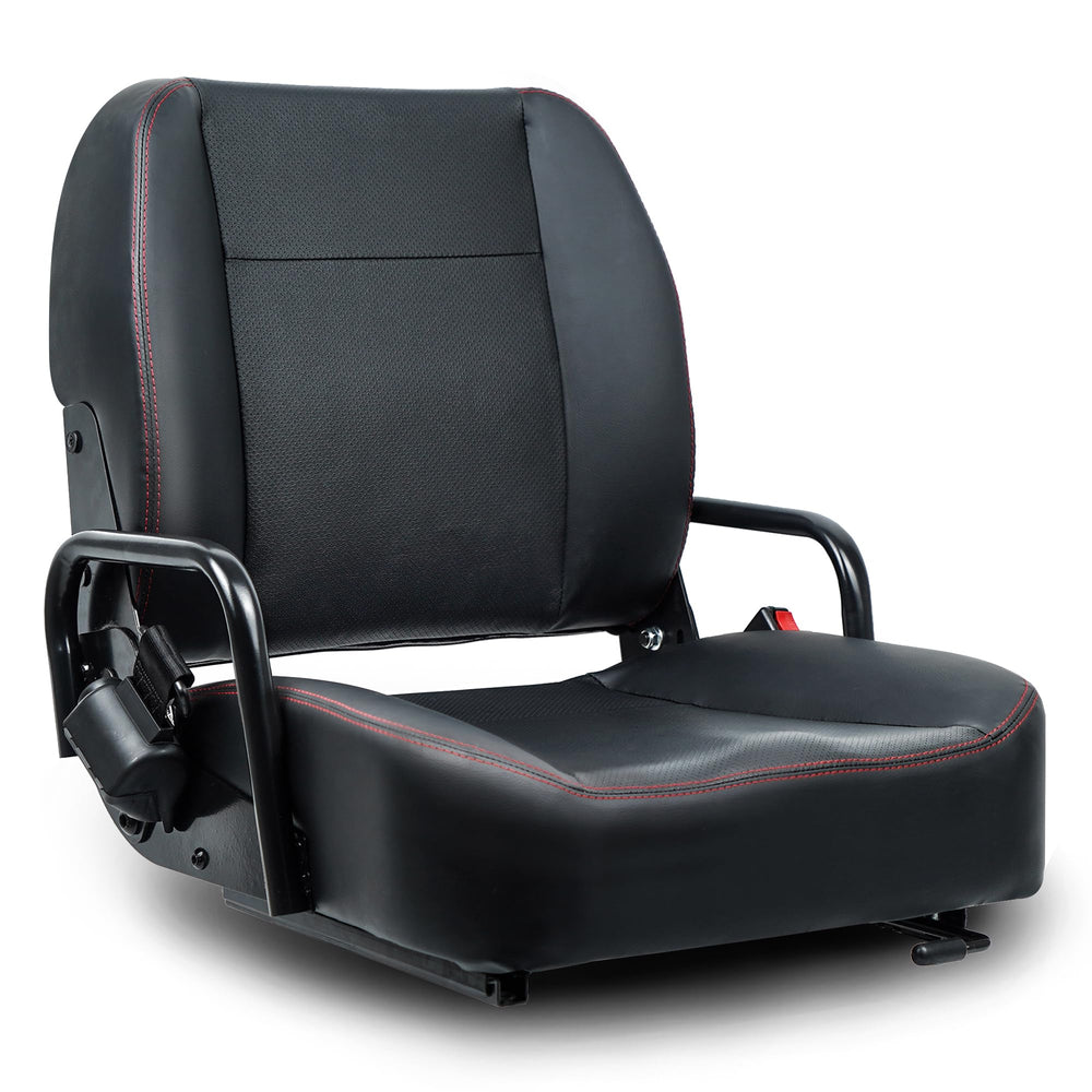 TICSEA front view of seat showing ergonomic shape and durable cover for better comfort