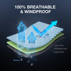 TIDEWE fabric close-up showing high-density polyester texture and water-shedding benefit