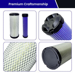 TidiRob inner air filter detail showing seal and efficient filtration