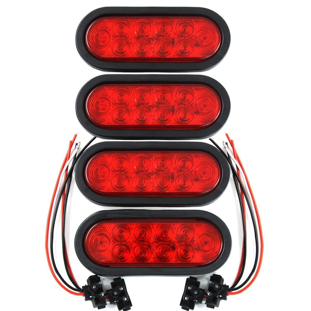 Tigerflex ROULERUS front lens showing bright red LEDs and clear signaling benefit