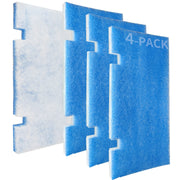 Tikfoam front pack showing four 14x7.5 filters and clear labeling for easy storage