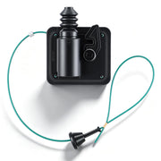 TIMEPAL front view of fuel door actuator showing mounting points and benefits