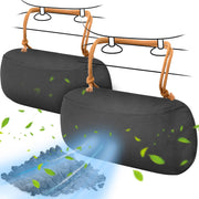 Timgle front view of two charcoal bags showing packaging and eco benefit