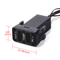 Timloon external sensor probe close-up showing length for accurate outside readings