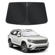 TINGLU front view of windshield shade showing perfect Atlas fit and sun protection