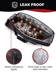TINGPAI open U-shaped zipper top for fast access benefit