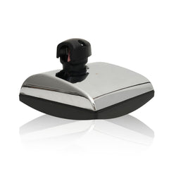 TINWID1919 chrome hood mirror head front view shows clear reflective surface and durable finish