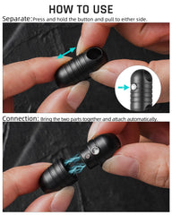 TISUR aluminum connector close-up highlighting durable lightweight design