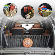 TN TrunkNets front view of cargo net showing custom fit and neat storage