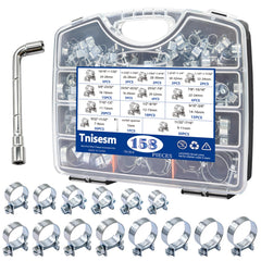 Tnisesm front of kit box showing organized compartments and assorted clamps for quick access