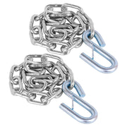 Tnyeobae front view of two 27-inch chains showing secure packaging and durable finish