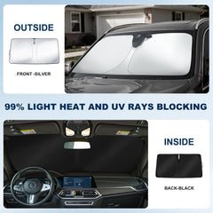 TOBNIFFD black insulating backside detail protecting dashboard and electronics