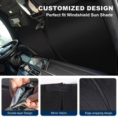 TOBNIFFD installed in Toyota RAV4 demonstrating full windshield coverage and privacy