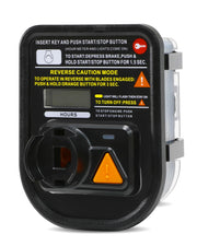 Tofcbye hour meter module front view showing clear display and durable casing for reliable tracking