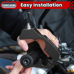 TOKCKYBL detachable helmet lock securing helmet to bike for convenience