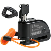 TOKCKYBL front view of disc lock showing compact deterrent and visible security