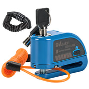TOKCKYBL front view showing compact lock and alarm, provides visible theft deterrent