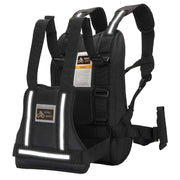 TOKCKYBL harness front panel showing wide vest for balanced support