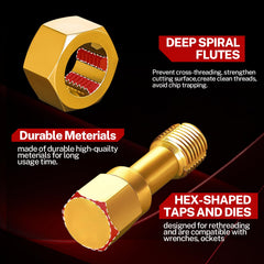 TOMMARS organized case with size markings for fast tool identification and portability