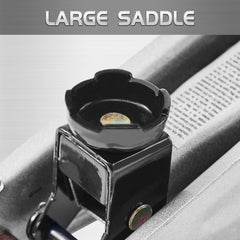TONDA casters and handle for easy maneuvering and quick positioning